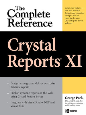 cover image of Crystal Reports XI